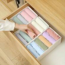 1/3/6 件装袜子内衣抽屉收纳盒，无纺布可折叠橱柜衣柜收纳盒，适用于衣服、袜子、内衣、领带、皮带、卧室