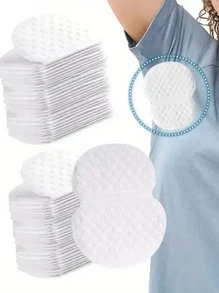 1/10/20/50 Pieces Disposable Non-Woven Invisible Armpit Sweat Pads. Minimalist White Sweat Protection Pads For The Armpits. Long-Lasting And Effective In Preventing Sweat. Effective, Lightweight, And Breathable.