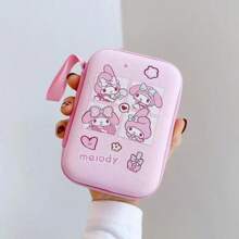 Sanrio Bolsa de almacenamiento de cables Sanrio, bolsa portátil de almacenamiento para cargador de teléfono móvil, audífonos, unidad flash USB, cámara CCD, bolsa con cierre
