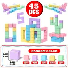 Large Magnetic Cubes For Children, Ideal Sensory Gifts For Preschoolers, Perfect For Building And Education, Suitable For Christmas And Halloween, Available In Assorted Colors. - Multicolor - View 8