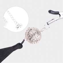 Bondage Collar, Adjustable Tasseled Collar With Bell Couples Intimate Toy Date Night Game