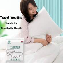 20PCS Disposable Pillow Case Covers Individual Packaged,32 X 20 Non-Woven Fabric Disposable Pillowcase Medical Disposable Pillowcase For Traverl Hospitals Hotels Bedroom, Travel Pillow Case Covers