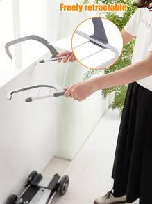 1 szt./2 szt./3 szt. kwadratowy metalowy + plastikowy stojak do suszenia ubrań | składany, odporny na rdzę i oszczędzający miejsce | dla użytkowników domowych, najemców i studentów | do użytku na balkonie, w pomieszczeniach i na kaloryferze | pasuje przez cały rok i na porę deszczową | regulowany stojak na ubrania, organizer bez wiercenia, kompaktowa suszarka