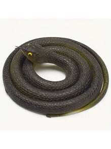 1pc Realistic Rubber Fake Snake Toy, Prank Scary Garter Snake Prop - Multicolor - View 5
