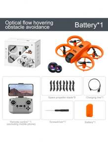 Drone Quadricóptero Dobrável com Controle Remoto