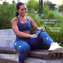 MOBO | 7-In-1 Myofascial Release Tool & Trigger Point Massager Tool | Massage Stick, Muscle Roller Stick & Foam Rollers Alternative | For Deep Tissue Pain Relief & Improved Mobility