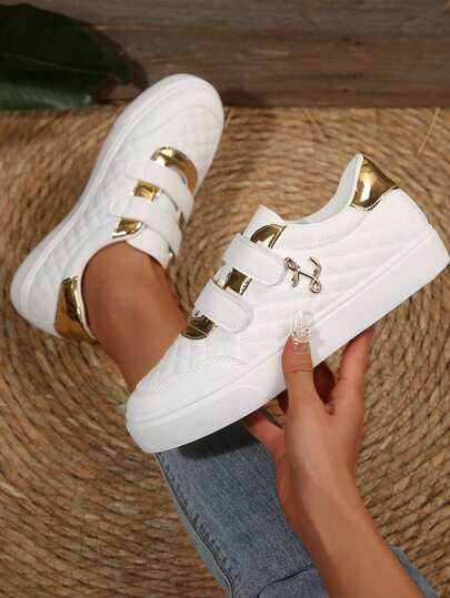 女式新款黑色平底防滑圆头系带轻便休闲运动鞋，多色可选，春秋季