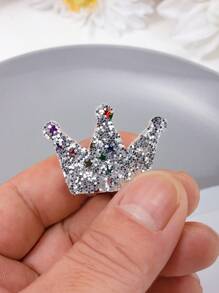 220件套女孩可爱花朵、水钻、欧根纱蝴蝶结、发圈、发夹、弹力发带、发饰套装，粉色和咖啡色调 - 彩色 - 查看 10