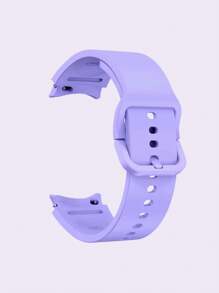 Compatible With Samsung Galaxy Watch 7 FE 6 5 4, 40mm/44mm, Watch 5 Pro 45/44mm, Watch 6 43mm, Watch 4 Classic 46mm, Lavender Purple Silicone Sports Watch Band, 20/22mm, Waterproof Sweat-Resistant, Outdoor, Fits For Women Watch Band, Watch Band, Quick Easy Installation And Removal