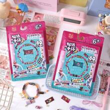 Tragbare und teilbare Sticker-Armbänder, beinhaltet 80/160 Mini-Sticker, Mystery Reveal Sticker Rollen, über 1000 Designs zum Entdecken und Sammeln, perfekt als Partyfavors und Geburtstagsgeschenke