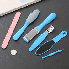 8-Piece Set Of Foot Repair Kit, Foot File Set, Professional Nail And Foot Spa Care Tools, Double-Sided File, Stainless Steel Dead Skin Remover, Callus Tissue Exfoliator, Professional Dead Skin Removal Kit, Calluses Remover, Foot Care Set, Female And Male Foot Care, Trimming And Cleaning Tool Set