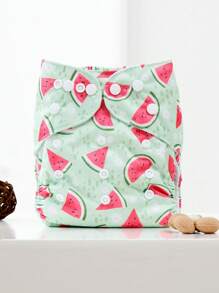 1PC Adjustable Reusable Pocket Cloth Diaper Super Absorbent Cloth Nappies Fit 3-15kg Babies - Multicolor - View 13