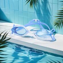 1pc Swimming Goggles, Anti-Fog Waterproof Swim Glasses For Men And Women - Multicolor - View 2