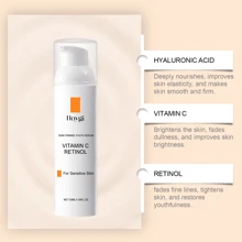 Hoygi 50ml 视黄醇和维生素 C 精华，抗皱修复，淡化细纹和皱纹，紧致光滑，滋养保湿，提亮肤色，面部精华 - 彩色 - 查看 8