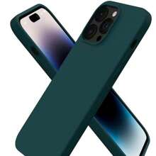 Mayara Capas Silicone Case With Velvet Inside For IPhone (Open Camera) - 軍綠色 - 查看 3