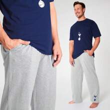 Tottenham Hotspur F.C. Pyjama Set Nightwear T-Shirt Long Bottoms PJ Lounge Spurs Gift - Multicolor - View 4