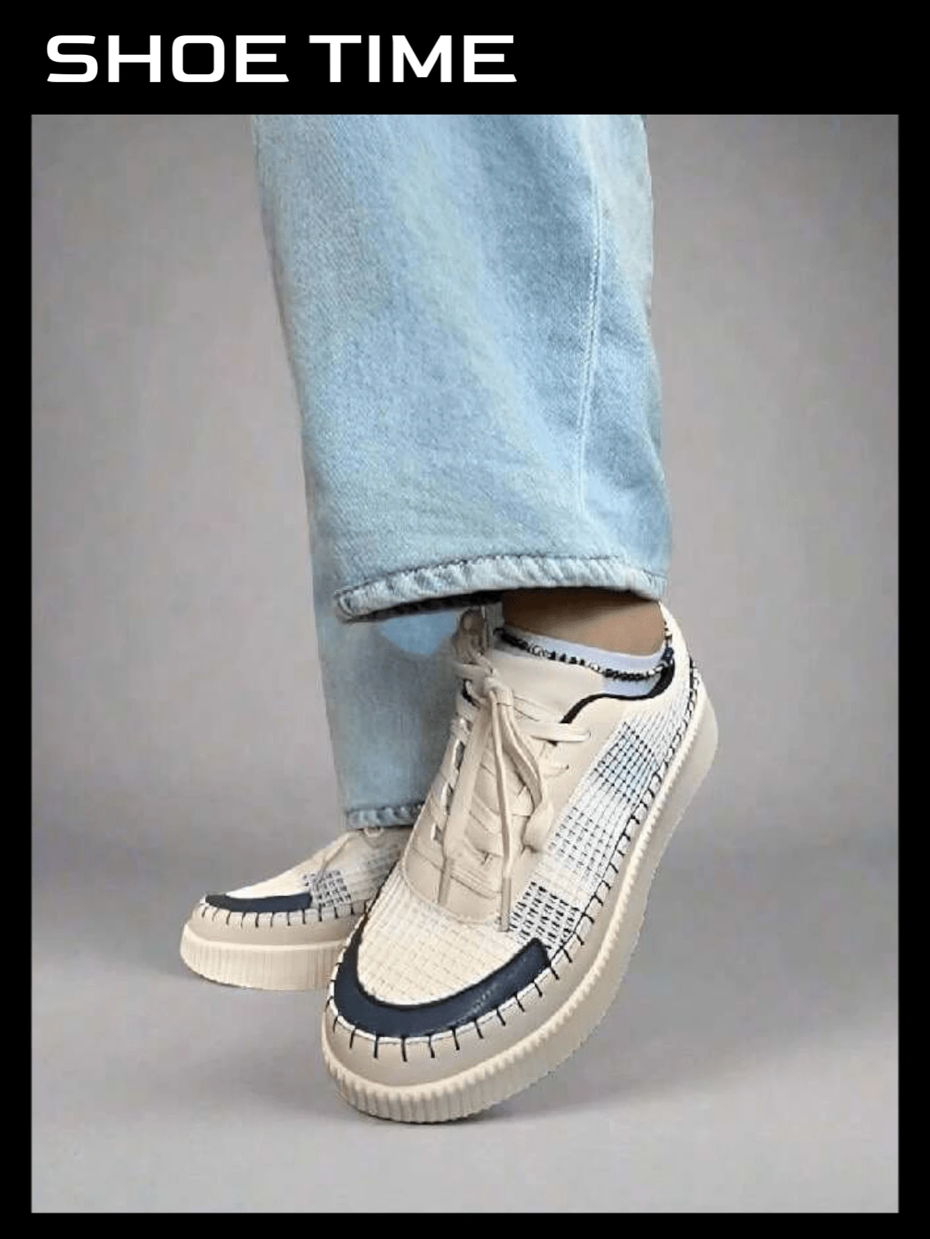 Women's Lace Up Platform Sneakers Comfortable Fashion Sneaker Low Top Walking Shoes Sonia - 黑色 - 查看 1