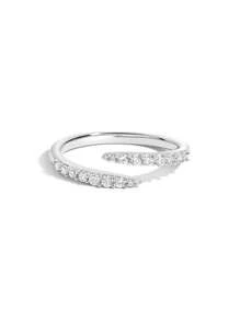 Unique Elegant 925 Sterling Silver Fine Jewelry Zirconia Adjustable Rings For Women Daily Wear - Unique Adjustable Rings - View 6