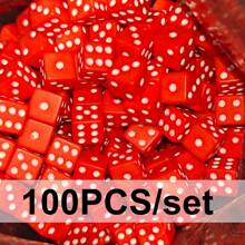 100个/套8毫米迷你骰子多色可选方角点骰子派对游戏配件点数游戏道具派对节日生日礼物ZSY - 彩色 - 查看 15