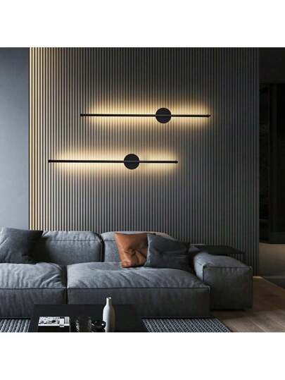 LED Rechargeable Wand Verlichting Wireless Internal Sconce 50 80cm Dimming Livingroom Sofe Beside Bedroom Lamp Infinite Remote Control Switch Study Interior ation Night view 4