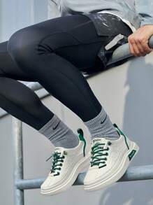 Comfortable And Versatile Men's Sports Shoes, Men's Summer Lightweight Breathable Non-Slip Sports Shoes, Comfortable Breathable Running Shoes For Men. - 綠色 - 查看 3