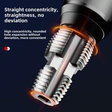 1/2" 3/4" Water Pipe Tapping Device Universal Inner Hole Wire Opener 1/2 Inch 3/4 Inch Pipe PPR/PPE Water Pipe Household 1 Inch Wire Opener PPR Tap - Drill Compatible Thread Cutter For Pipes Universal Internal Pipe Tapping Tool - 1/2" 3/4" PPR/PVC Tap For Electric Drills Electric Drill Pipe Tap - 1/2" 3/4" Universal Thread Cutter For PPR/PVC Home Use