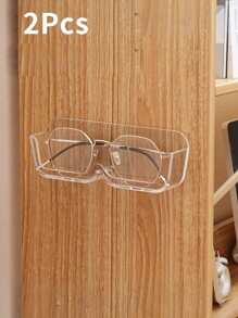 1/2/4pcs Glasses Storage Box Wall-Mounted Without Punching For Decoration, Placed On The Myopic Sun Wall To Display High-End Sunglasses Storage Rack