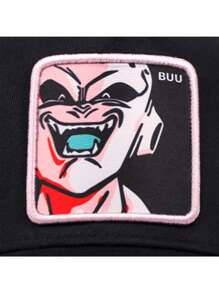 1 件动漫字母刺绣棒球帽，男女通用户外运动赛车夏季遮阳网帽，嘻哈