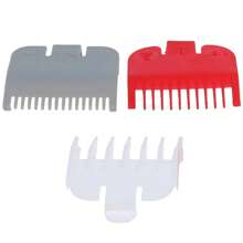 3Pcs/Set Hair Clipper Guards Guide Combs Trimmer Cutting Guides Styling Tool Attachment Compatible Replacement Hair Trimmer Tool