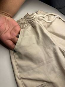 Unisex Kids' Youth Street Cargo Jeans - Beige - View 3