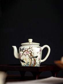 1/2/3 件汝窑复古陶瓷茶杯和茶壶，中式经典吉祥方形功夫茶具，优雅小茶杯，适合居家、茶室或客人，是返校的理想礼物