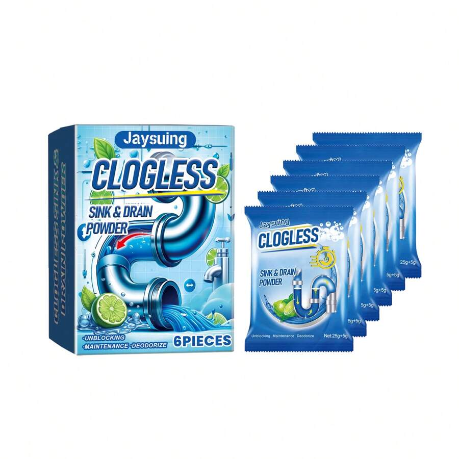 Drain Blockage Removal Powder, Kitchen Bathroom Floor Drain Pipe ...