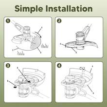 Kit de 2 unidades de repuesto de línea de bobina de 0,08in compatible con Ryobi One Plus+ AC80RL, apto para desbrozadoras Ryobi de 18V, 24V y 40V
