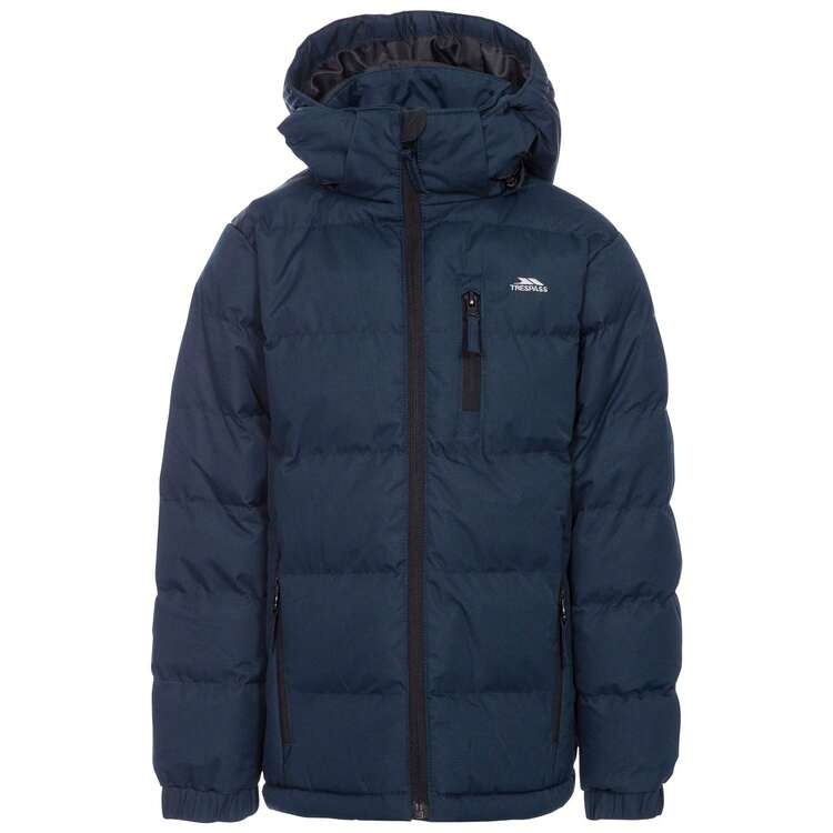 Trespass Boys Tuff Hooded Jacket (Navy) - Blue - View 1