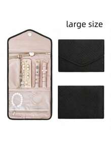 1pc Portable High-End Jewelry Storage Bag For Necklace, Earrings, Rings, Bracelets And Accessories - Multicolor Portable Jewelry Storage Bag - View 3