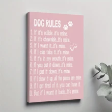 1pc Framed Canvas Poster, List Wall Art Canvas Paintings, Ideal Gift For Bedroom Living Room Corridor Wall Art Room Decoration - Multicolor - View 1