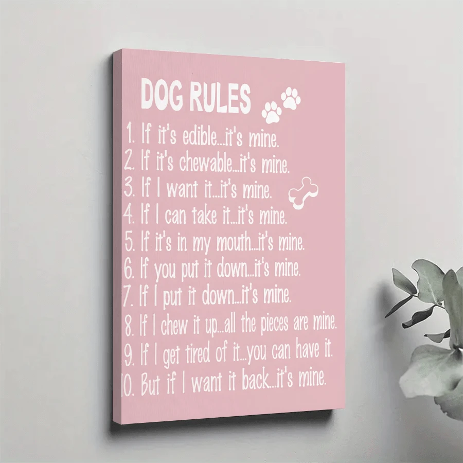 1pc Framed Canvas Poster, List Wall Art Canvas Paintings, Ideal Gift For Bedroom Living Room Corridor Wall Art Room Decoration - Multicolor - View 1