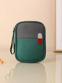 1pc Portable First Aid Kit, Medicine Storage Bag, Medical Supply Organizer Pouch, Personal Emergency Bag, Home Medicine Organizer Bag, Travel Emergency Kit, S/M 2 Sizes, Suitable For Mini Medical Bag, Compact Box, Survival Kit, Family Medicine And Pill, Bandage Storage Bag With Zipper - Multicolor - View 17
