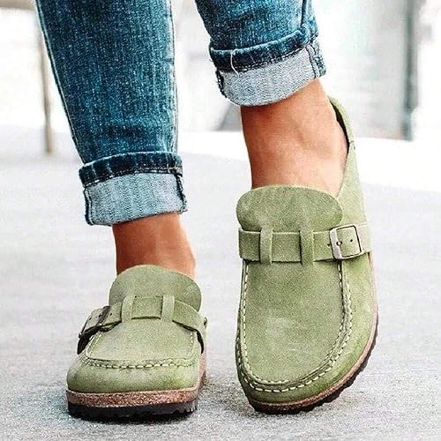 Fashion Clogs For Women's Casual Women's Mules & Clogs Outdoor Non Slip Slippers Comfortable Indoor Sandals Cloud Cork Clog- The Perfect Gift For Family, Friends Or Yourself For Christmas, New Year, Birthday - màu xanh lá - Xem 1