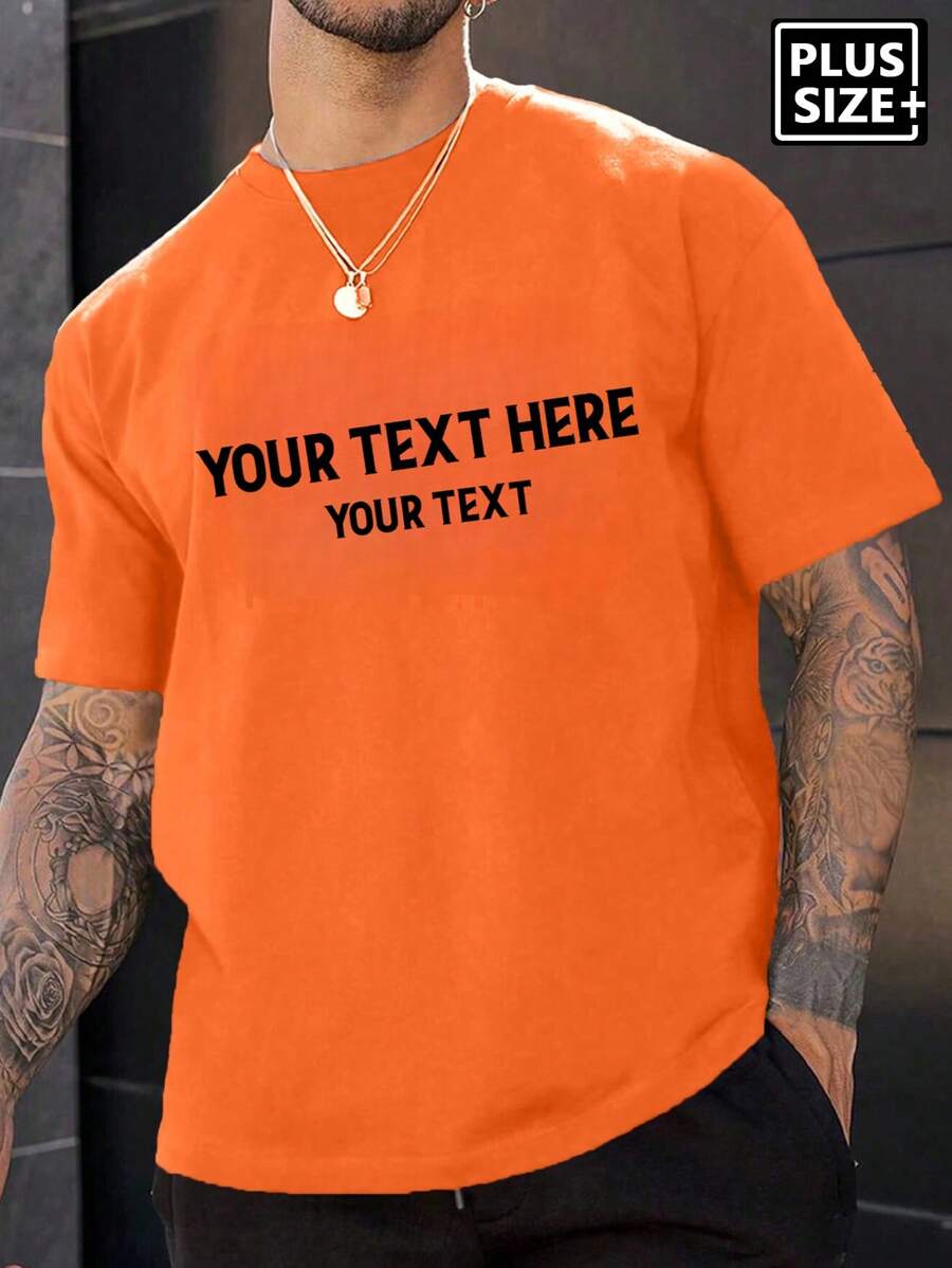 Koszulka męska z niestandardowym tekstem w dużym rozmiarze (do 6XL): Koszulki z tekstem Muscle Fit - idealne połączenie dużych rozmiarów i większych osobowości. Zastosowanie na wiele okazji, np. na siłownię, do klubu nocnego, do pracy i na wypoczynek.