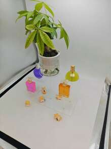 1-Pc Luxury Transparent Acrylic Multi-Layer Display Shelf|Charm Upgrade Bedroom Bathroom Care Products Storage Rack & Figure Display Artifact - Clear - View 3