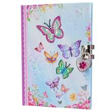 KreativeKraft Secret Diary With Lock Journal And Fluffy Pen Set Gift - Multicolor - View 6