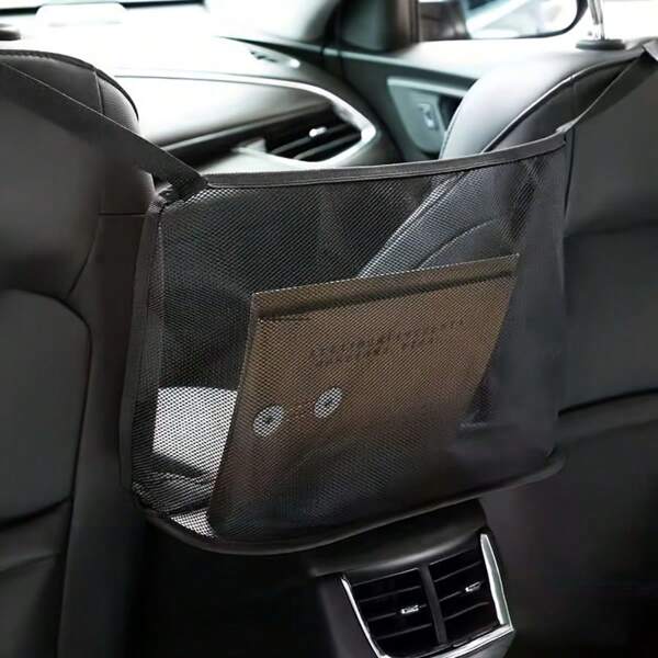 Car Seat Net Organizer, Multi-Function Storage Hanging Bag, Car Back Seat Organizer Accessories