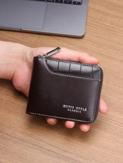 HOVI'S 用时尚男士商务真皮钱包提升您的外观时尚短款钱包