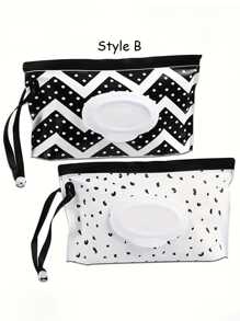 2pcs Wipes Containers, Reusable Portable Wet Wipe Pouch,Portable Flip Cover Snap-Strap Self-Sealing Paper Towel Masks Storage Dispenser Bag Clutch Bag,Travel Wet Wipe Holder, Makeup Bag Make Up Accessories Travel Essentials Travel Organizer For Beach Summer Vacation