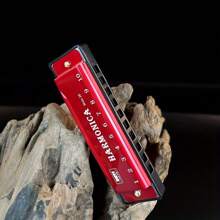 Chromatic Harmonica C With Case For Beginner Gift With Case Harmonica Key Of C 10 Hole