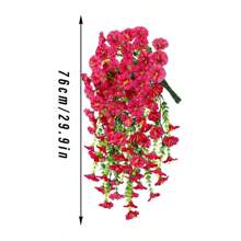 2pcs Artificial Flower Hanging Decorations - Includes Realistic Eucalyptus Leaves, Suitable For Spring And Summer Wedding/Home/Garden Decor - Multicolor - View 12