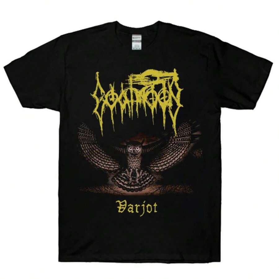 Camiseta negra Goatmoon Varjot de talla completa S-5XL - Negro - Ver 1