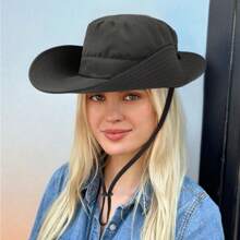 Summer Outdoor Sun Hat, Breathable Sun Hat, Folding Sun Hat, Female Ponytail Hole Bucket Hat