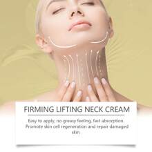 120g Neck Firming Massage Cream, Lifts And Fades Neck Lines, Deep Nourishment, Easy Absorption, Soothes Skin